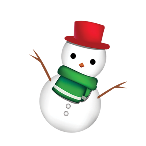 Transparent Christmas Snowman Hat Christmas Ornament for Christmas