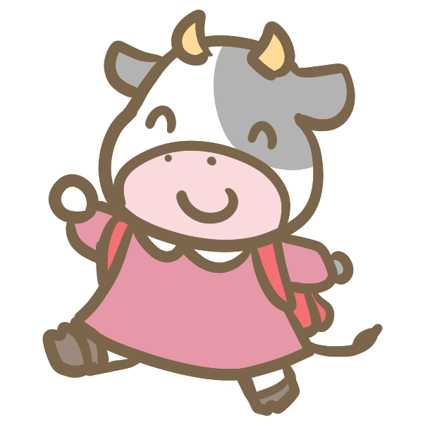 Transparent Taurine Cattle Ox Idea Pink Cartoon for New Year