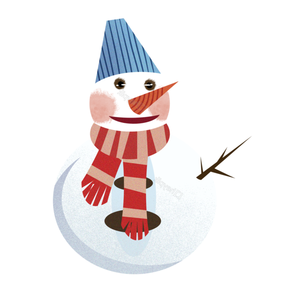 Transparent Snowman Snow Graphic Design Cartoon for Christmas