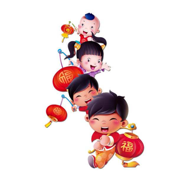 Transparent Child Lantern Chinese New Year Material Play for New Year