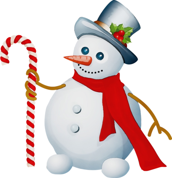 Transparent Snowman Christmas Snow Cartoon for Christmas