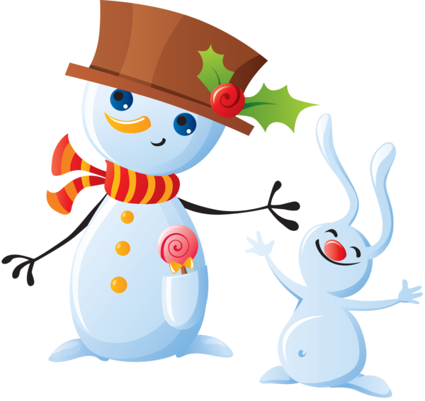Transparent Snowman Christmas Drawing Finger for Christmas