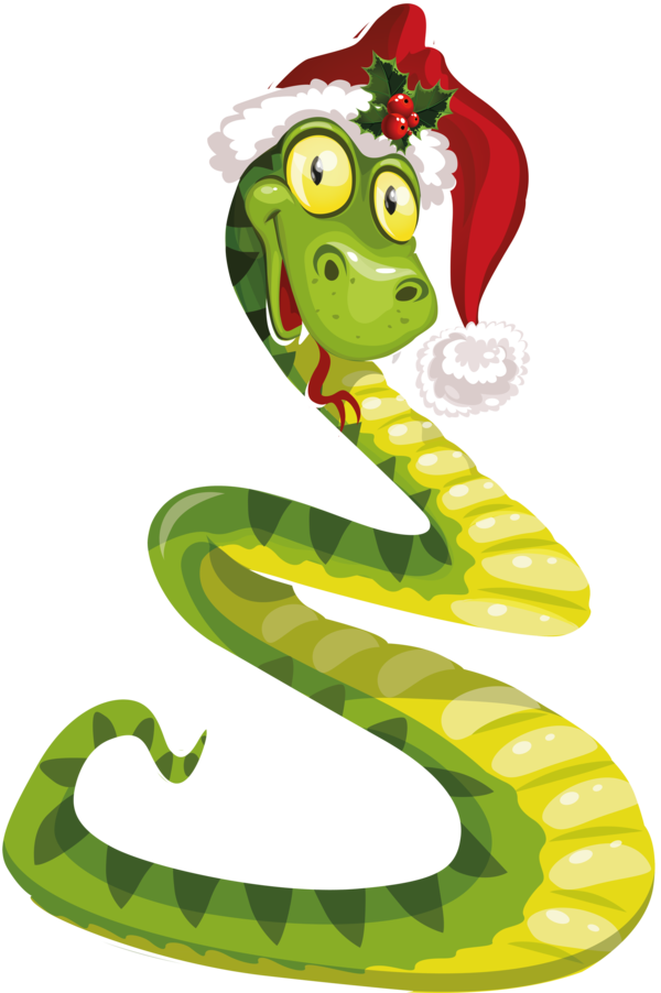 Transparent Snake Christmas Christmas Tree Reptile Serpent for Christmas