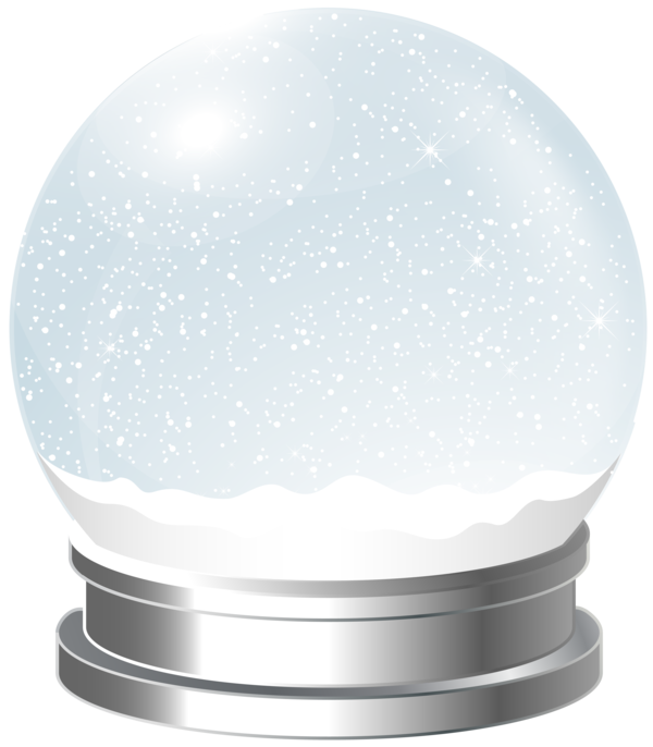 Transparent Snow Globes Christmas Snow Sphere Lighting for Christmas