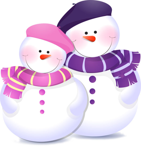 Transparent Snowman Child Christmas Purple for Christmas