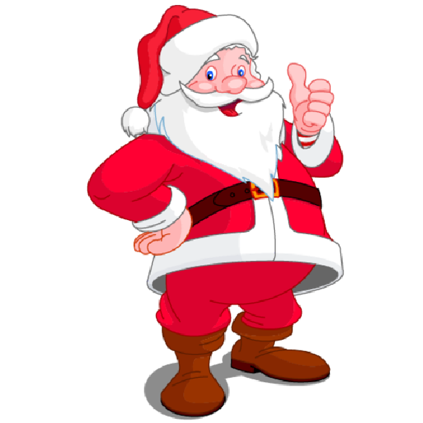 Transparent Santa Claus Cartoon Drawing Christmas Ornament Finger for Christmas