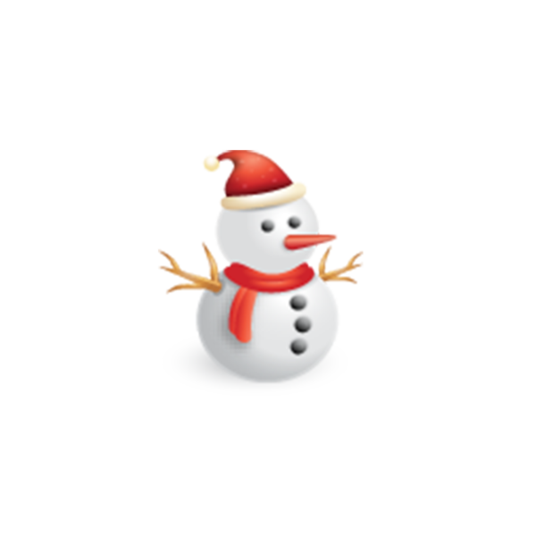 Transparent Snowman Christmas Pixel Christmas Ornament for Christmas
