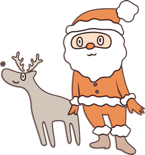 Transparent Cartoon Deer Finger for Christmas