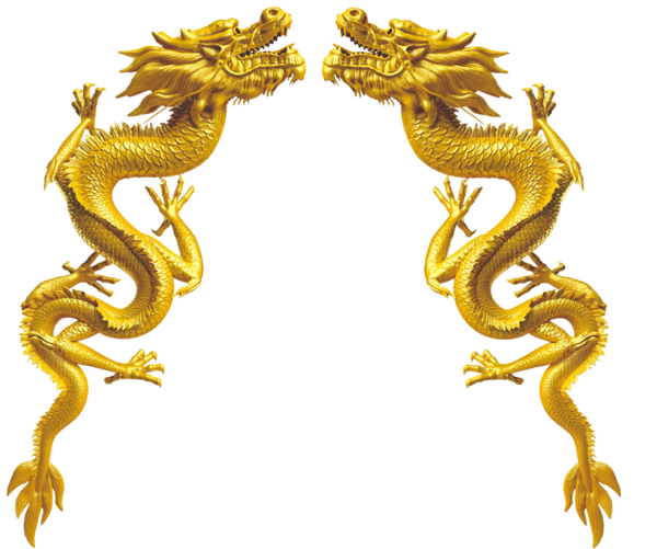 Transparent Dragon Chinese New Year Map Reptile for New Year