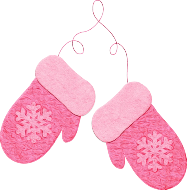 Transparent Pink Footwear Ornament for Christmas