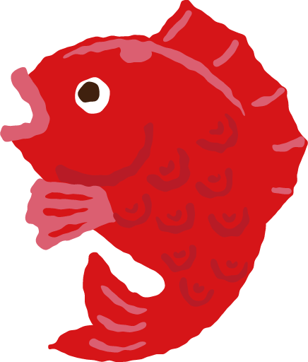 Transparent Red Fish for Chinese New Year for New Year