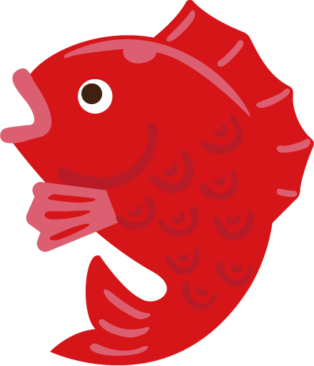 Transparent Red Carp Fish for Chinese New Year for New Year