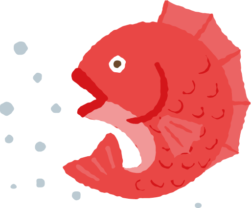 Transparent new-year Red Fish Fish for Chinese New Year for New Year