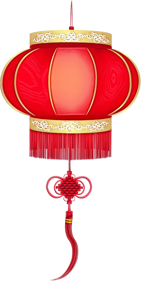 Transparent Lantern Paper Lantern Chinese New Year Red Lighting for New Year