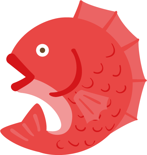 Transparent Red Fish for Chinese New Year for New Year