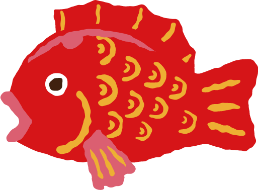 Transparent Red Fish for Chinese New Year for New Year