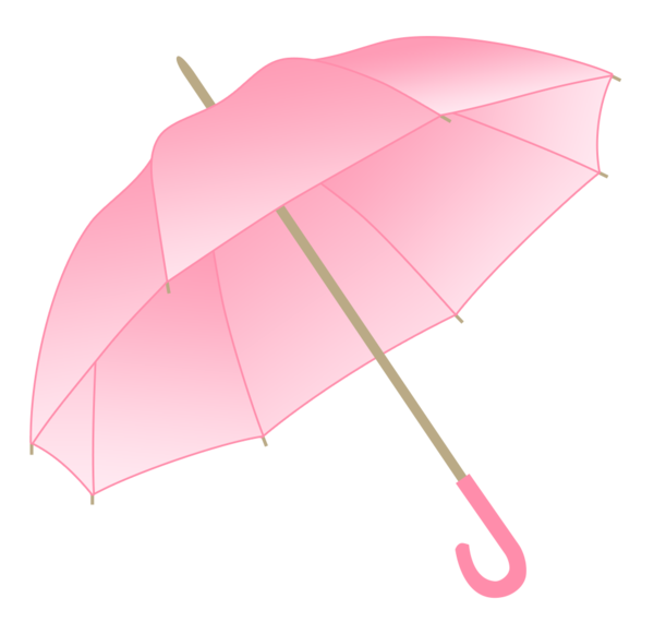 Transparent Umbrella East Asian Rainy Season Rain Pink Magenta for New Year