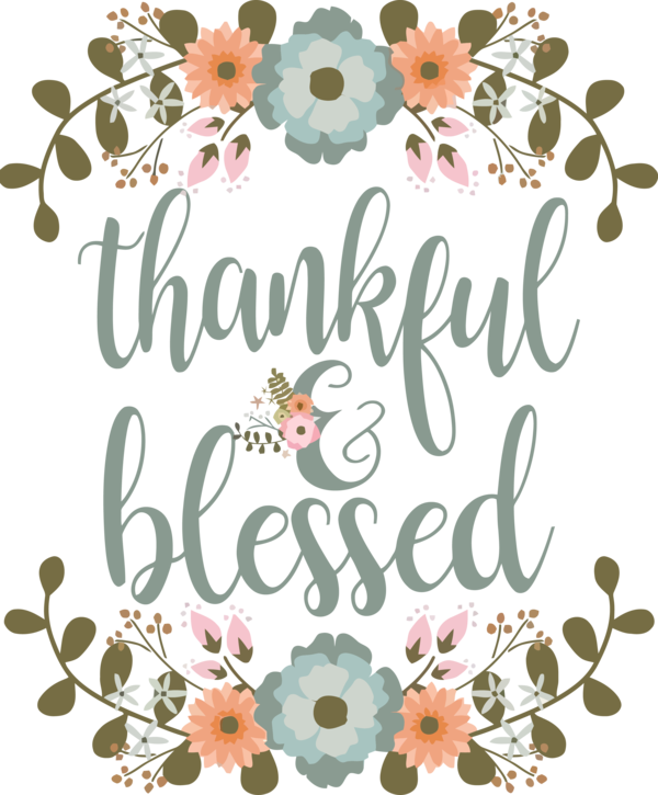 Transparent Thanksgiving Text Font Spring for Happy Thanksgiving for Thanksgiving