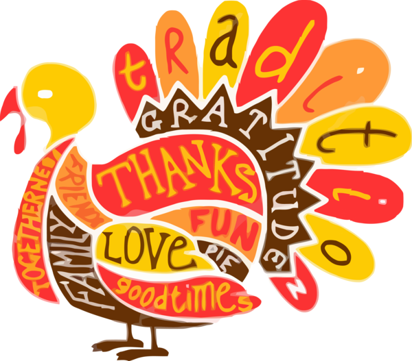 Transparent Thanksgiving Fast food Sticker for Thanksgiving Turkey for Thanksgiving