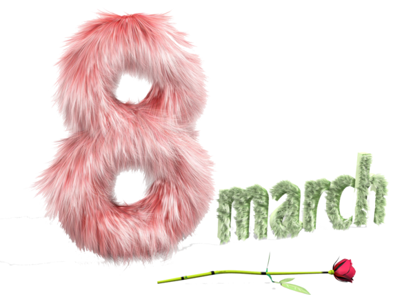 Transparent International Womens Day Holiday March 8 Pink Snout for International Womens Day