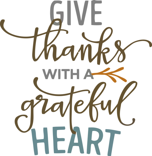 Transparent Thanksgiving Font Text Calligraphy for Give Thanks for Thanksgiving