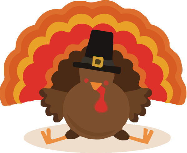 Transparent Thanksgiving Cartoon Headgear Turkey for Thanksgiving Turkey for Thanksgiving