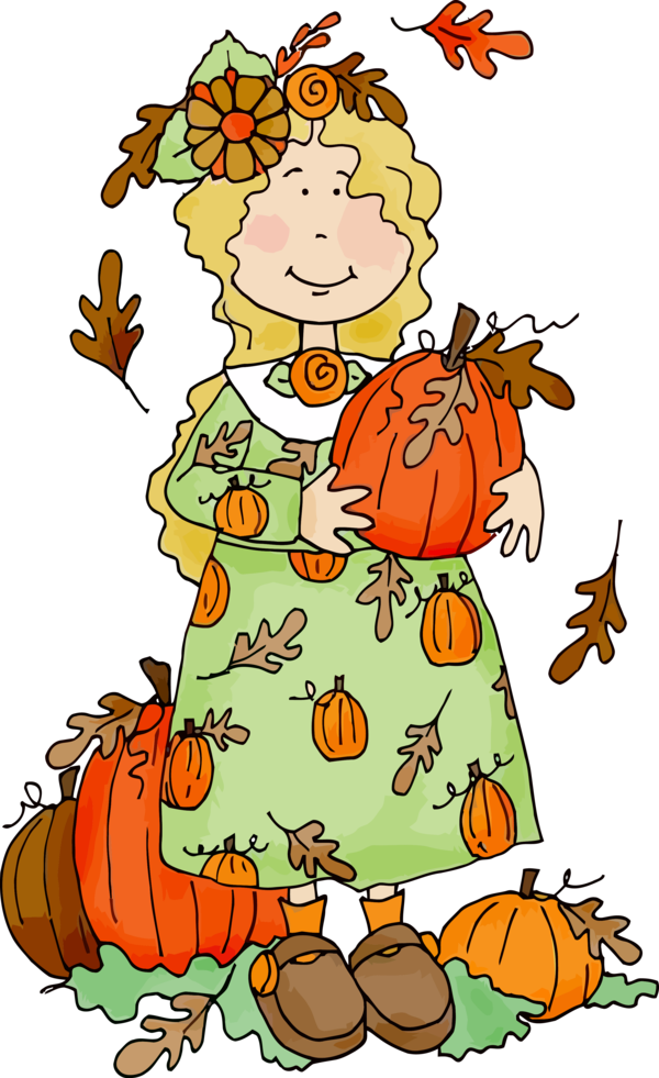 Transparent Thanksgiving Cartoon Pleased Pumpkin for Thanksgiving Pumpkin for Thanksgiving