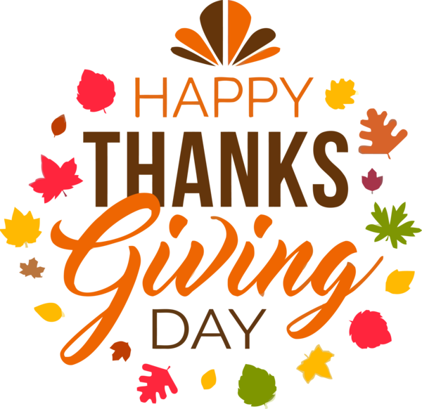Transparent Thanksgiving Leaf Text Font for Happy Thanksgiving for Thanksgiving