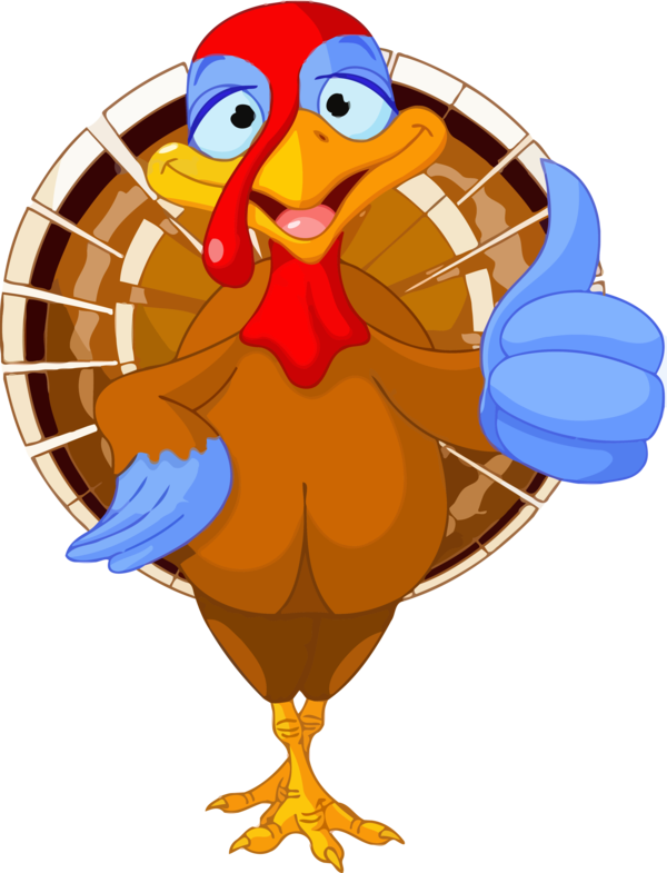 Transparent Thanksgiving Cartoon Turkey Bird for Thanksgiving Turkey for Thanksgiving