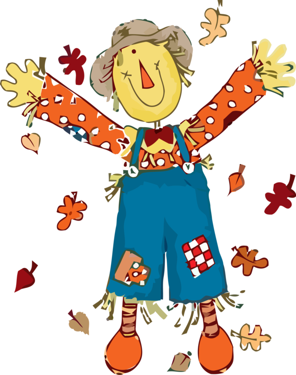 Transparent Thanksgiving Cartoon for Fall Leaves for Thanksgiving