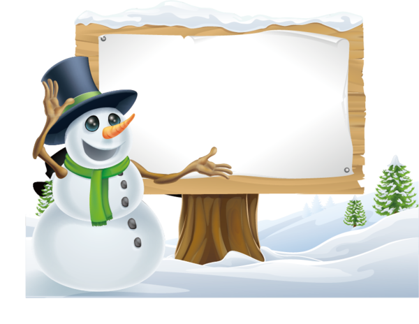 Transparent Snowman Christmas Cartoon Flightless Bird for Christmas
