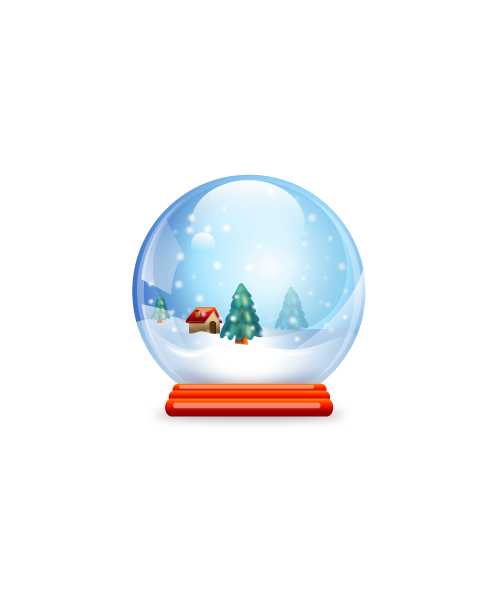 Transparent Crystal Ball Crystal Ball Sphere Sky for Christmas