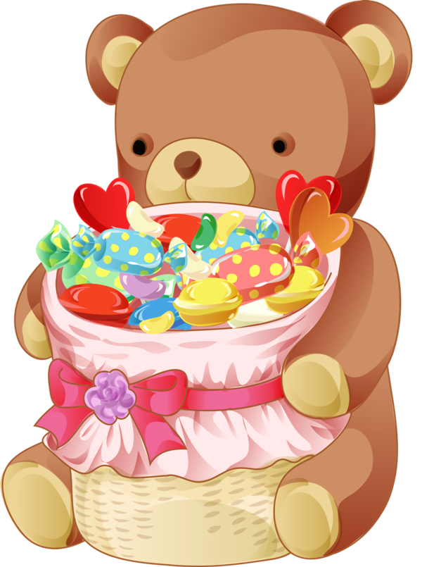 Transparent Valentine's Day Teddy bear Cartoon Toy for Teddy Bear for Valentines Day