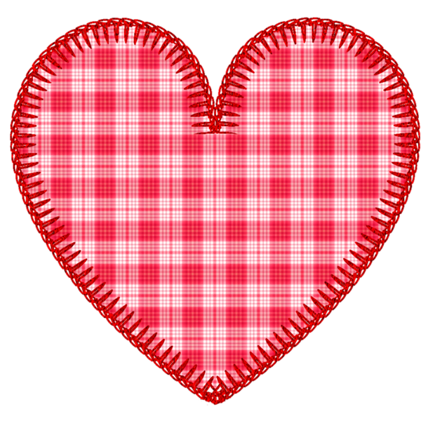 Transparent Valentine's Day Heart Plaid Pattern for Valentine Heart for Valentines Day