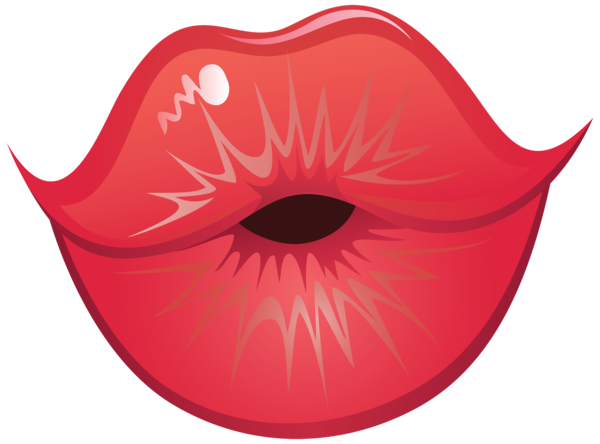 Transparent Kiss Lip Smile Eye Eyelash for Valentines Day