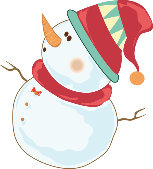 Transparent Christmas Snowman Poligrafia Food Nose for Christmas