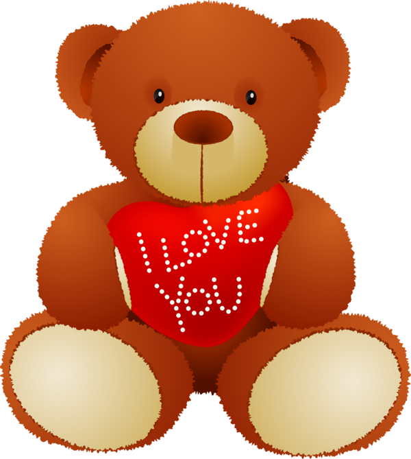Transparent Valentine's Day Teddy bear Stuffed toy Toy for Teddy Bear for Valentines Day