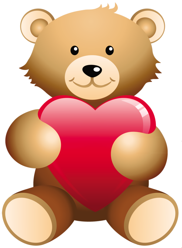 Transparent Valentine's Day Teddy bear Cartoon Bear for Teddy Bear for Valentines Day