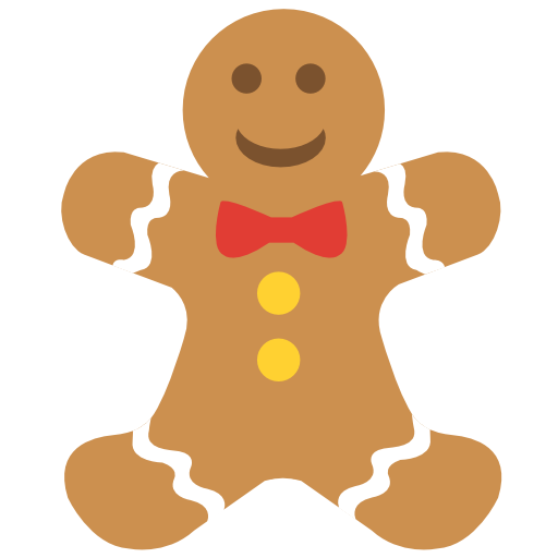 Transparent Gingerbread Man Gingerbread Biscuits Food for Christmas