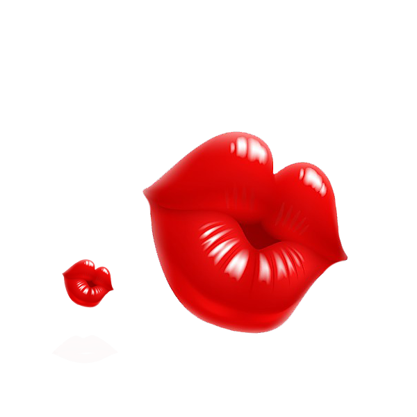 Transparent Lip Kiss Lip Balm Heart Love for Valentines Day