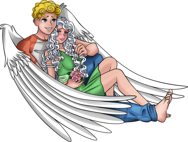 Transparent Monica Monica Teen Will Angel Wing for Valentines Day
