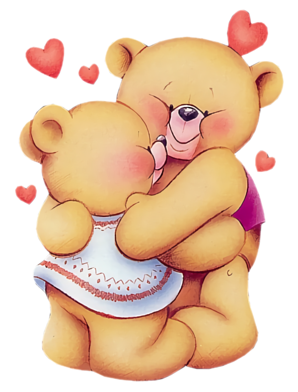 Transparent Valentine's Day Cartoon Love Teddy bear for Teddy Bear for Valentines Day