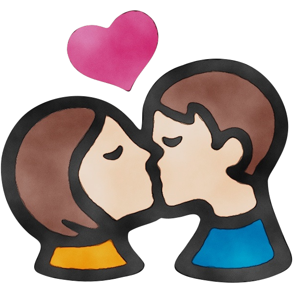Transparent Cartoon Nose Love for Valentines Day