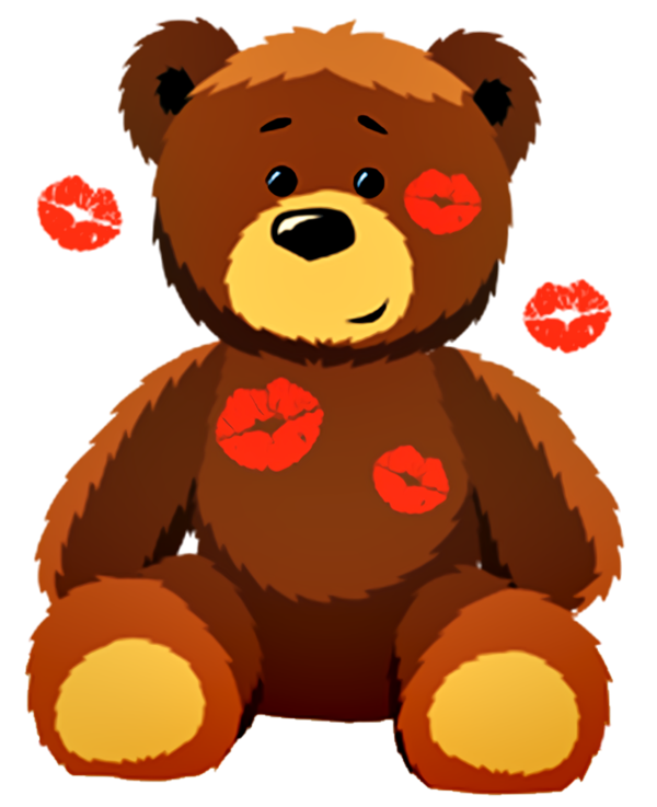 Transparent Valentine's Day Teddy bear Bear Toy for Teddy Bear for Valentines Day