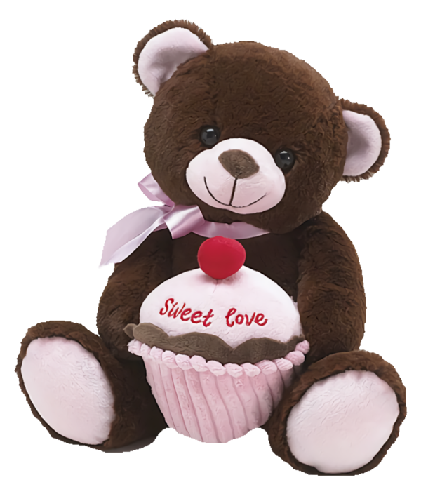 Transparent Valentine's Day Stuffed toy Teddy bear Brown for Teddy Bear for Valentines Day