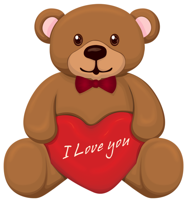 Transparent Valentine's Day Teddy bear Stuffed toy Cartoon for Teddy Bear for Valentines Day