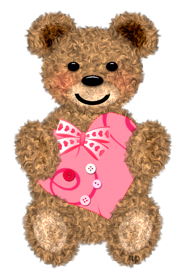 Transparent Valentine's Day Teddy bear Stuffed toy Pink for Teddy Bear for Valentines Day
