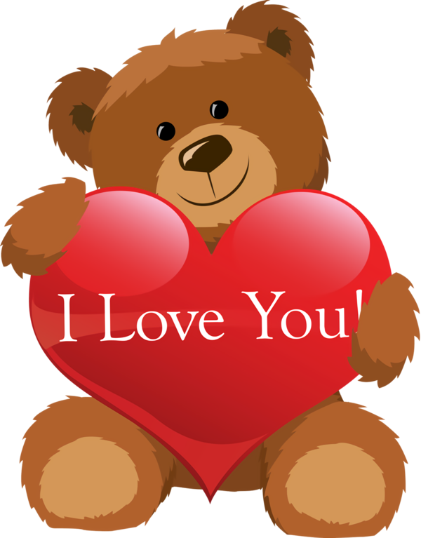 Transparent Valentine's Day Teddy bear Heart Bear for Teddy Bear for Valentines Day