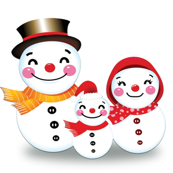 Transparent Snowman Christmas Facial Expression for Christmas