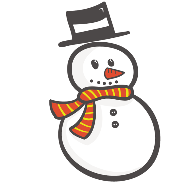 Transparent Snowman Comics Christmas Headgear for Christmas